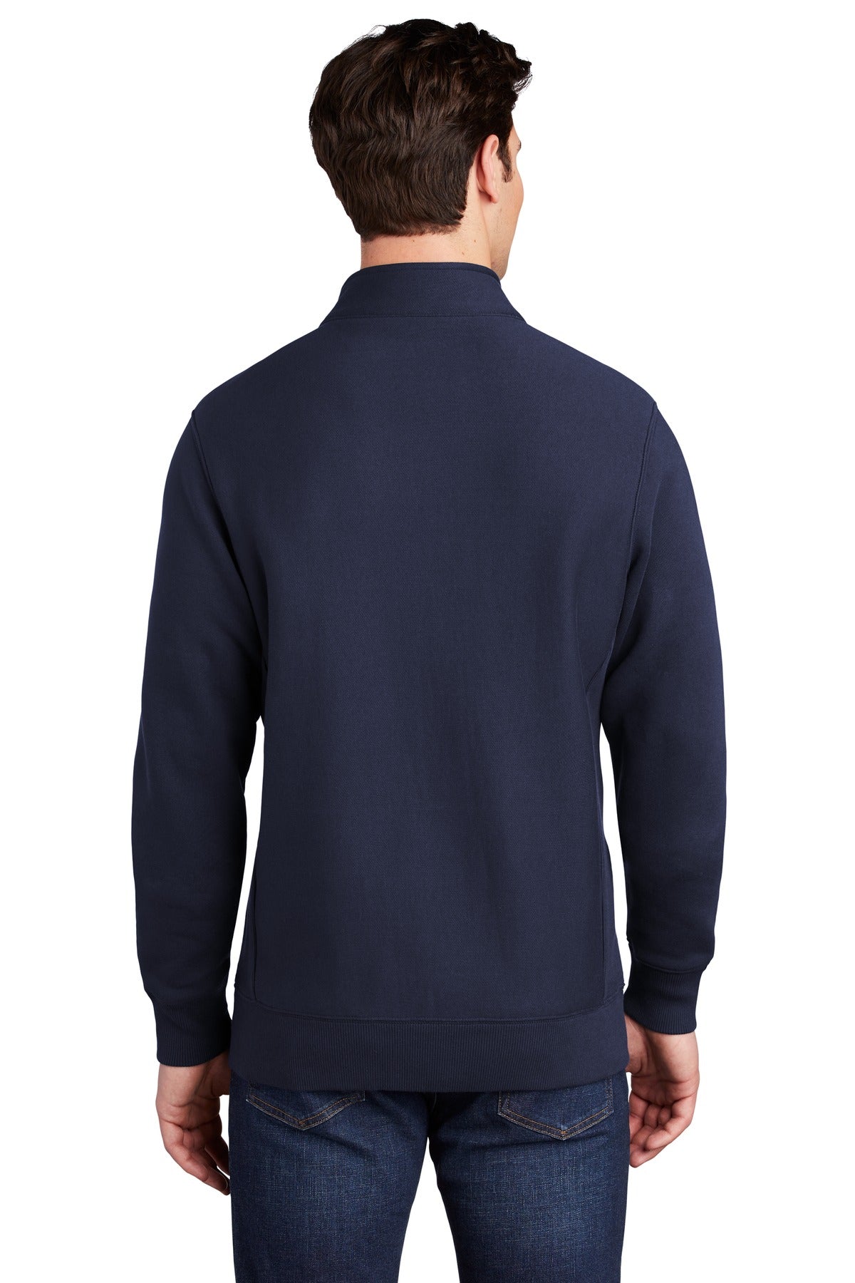 True Navy Sport-Tek Super Heavyweight Full-Zip Sweatshirt ST284