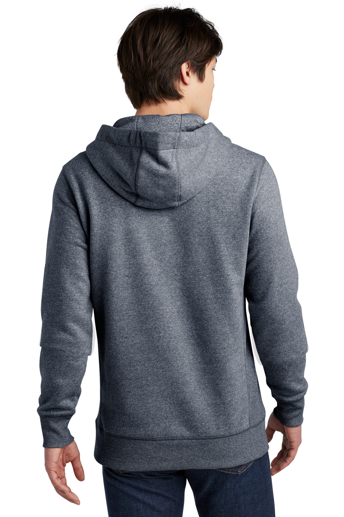 True Navy Twst New Era French Terry Pullover Hoodie. NEA500
