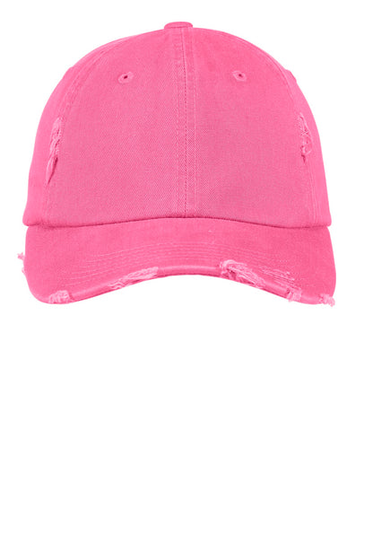 True Pink District Distressed Cap. DT600