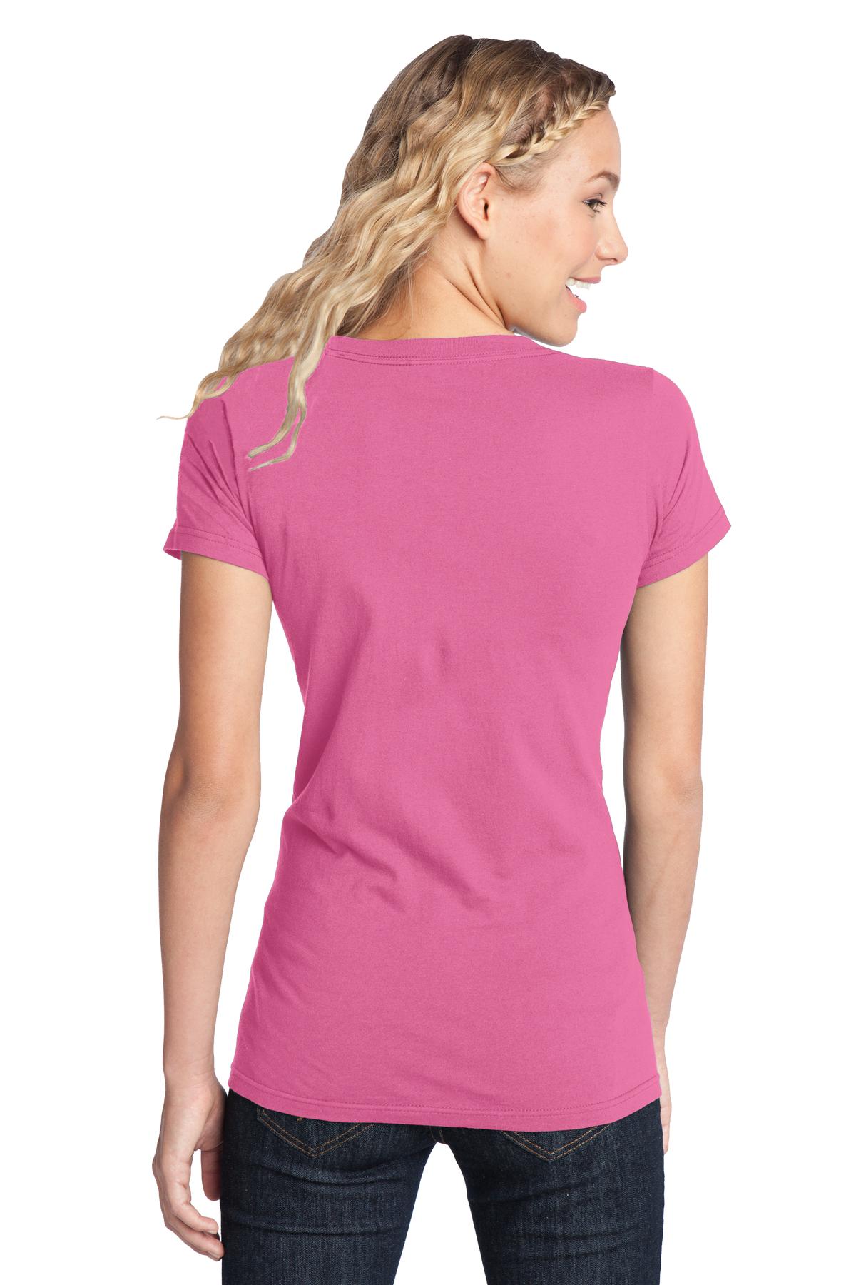True Pink District Women's Fitted The Concert Tee DT5001