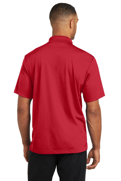 True Red CornerStone Micropique Gripper Polo. CS421