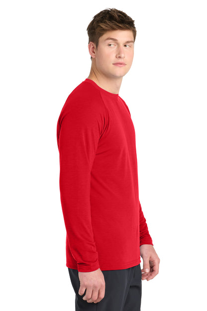 True Red Sport-Tek Long Sleeve Ultimate Performance Crew. ST700LS
