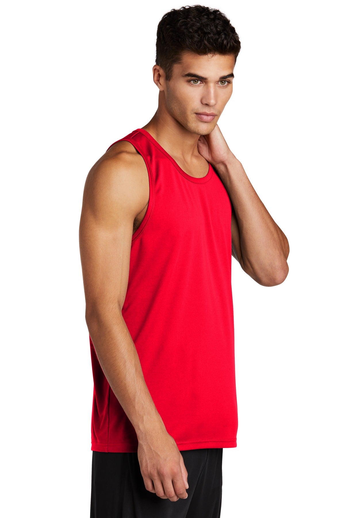 True Red Sport-Tek PosiCharge Competitor Tank. ST356