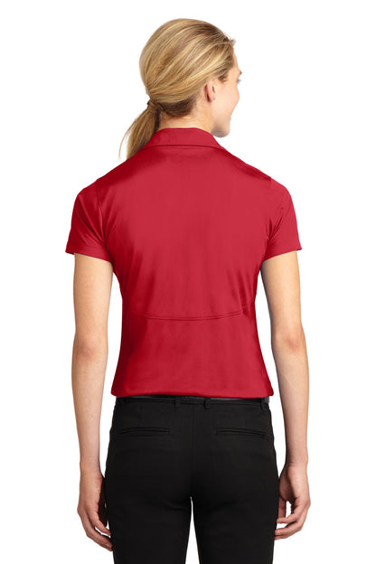 True Red Sport-Tek Women's Micropique Sport-Wick Polo. LST650