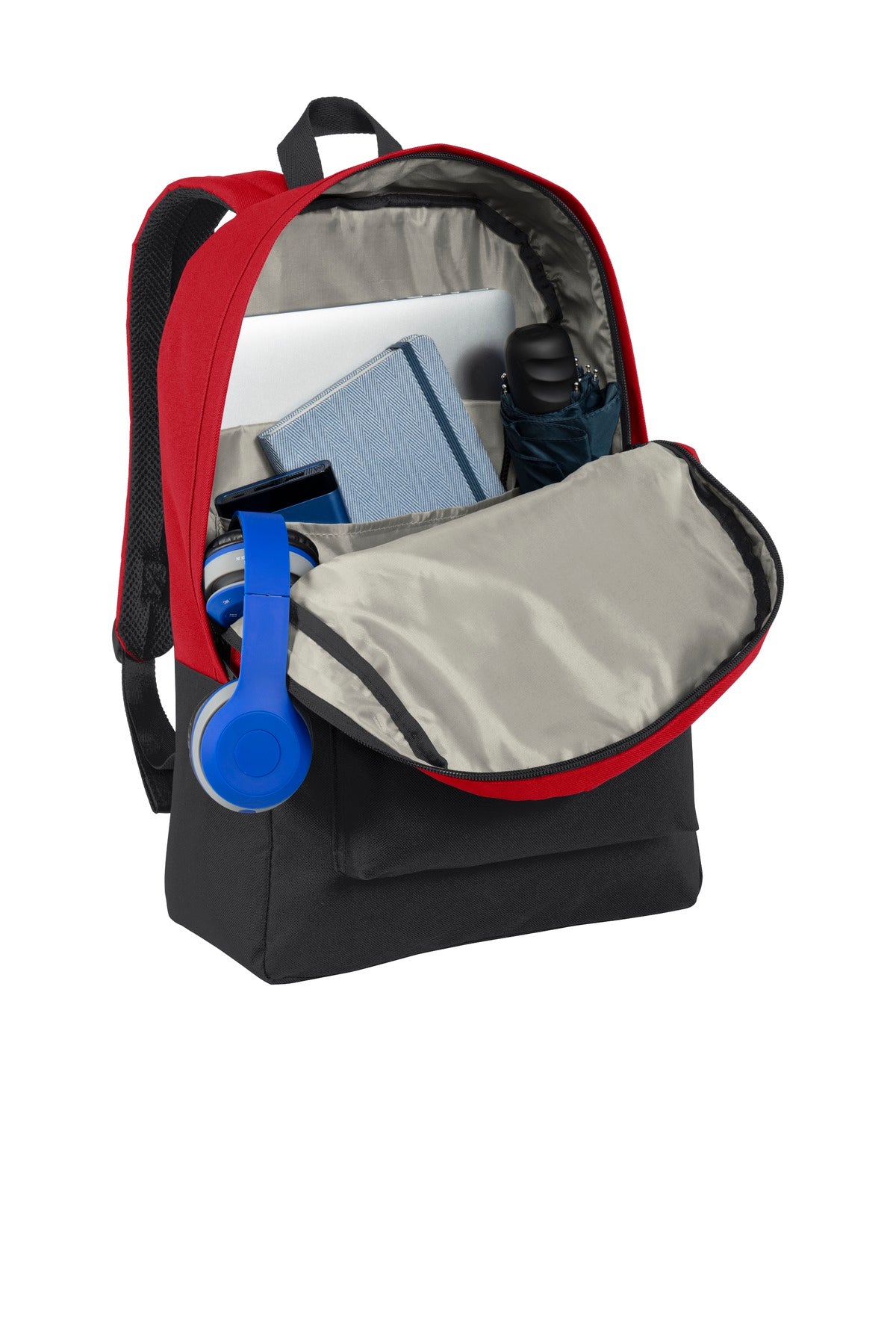 True Red/Black Port Authority Retro Backpack BG7150