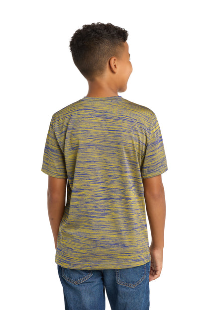 True Roy-Gd El Sport-Tek Youth PosiCharge Electric Heather Tee. YST390