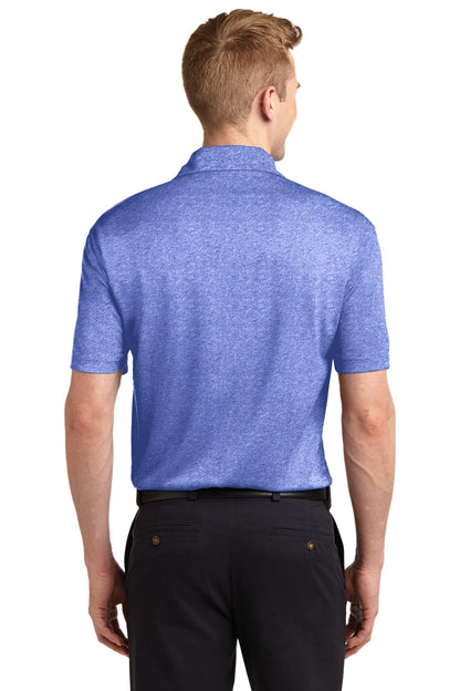 True Royal Hth Sport-Tek Heather Contender Polo. ST660