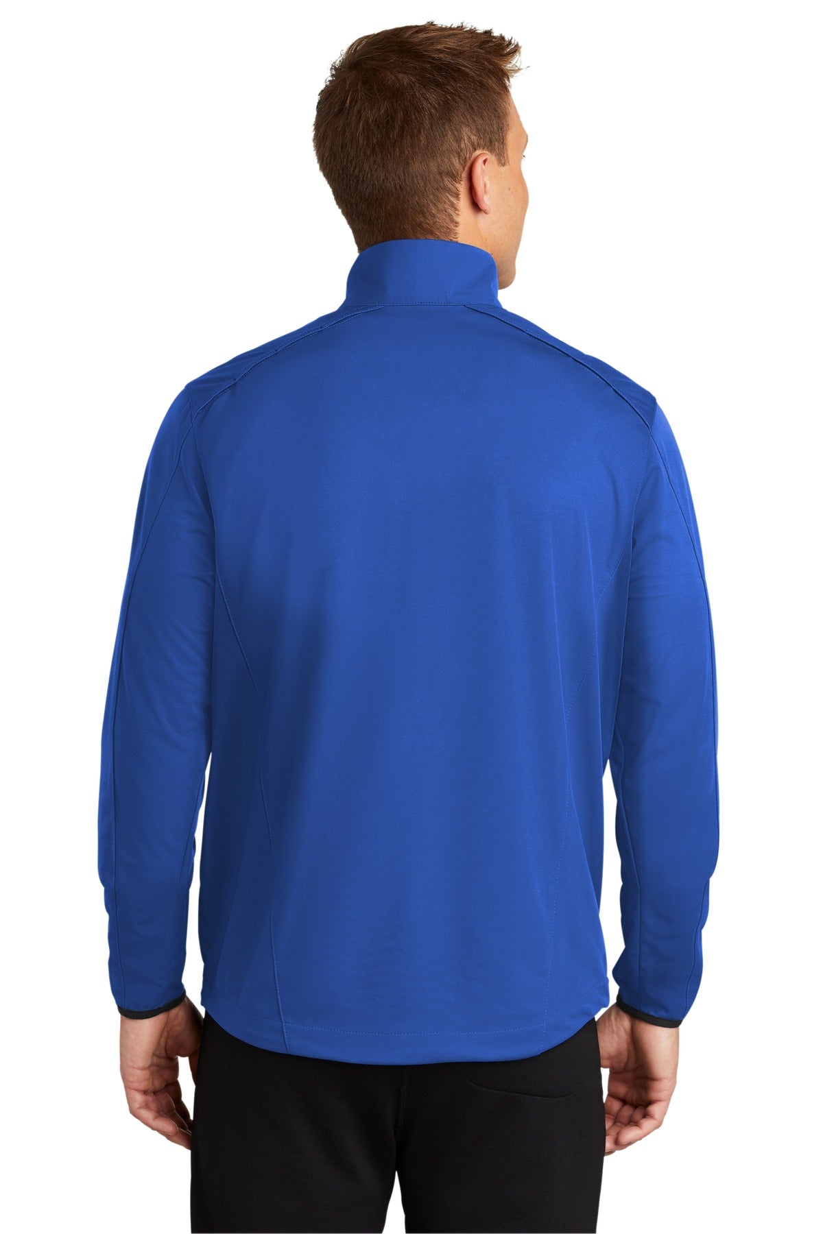 True Royal Port Authority Active 1/2-Zip Soft Shell Jacket. J716