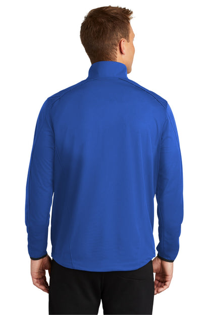True Royal Port Authority Active 1/2-Zip Soft Shell Jacket. J716