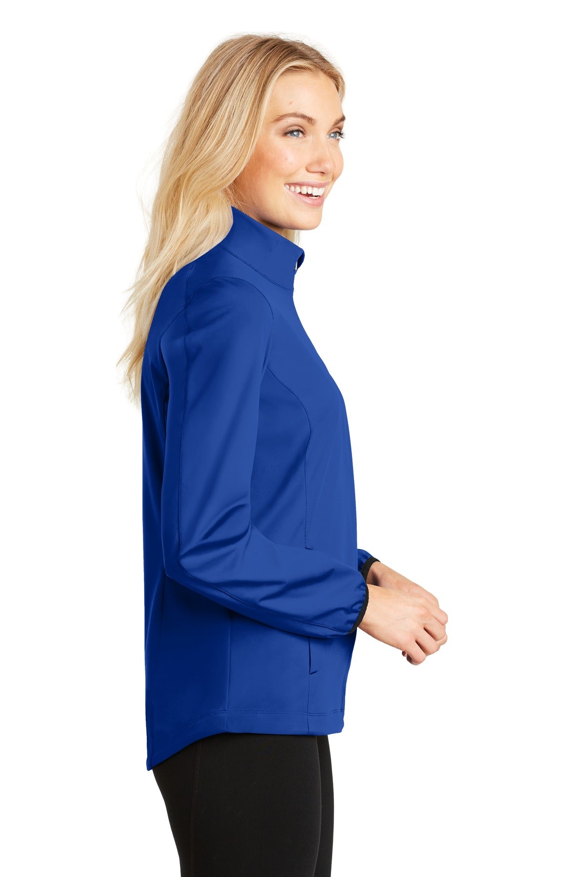 True Royal Port Authority Women's Active Soft Shell Jacket. L717