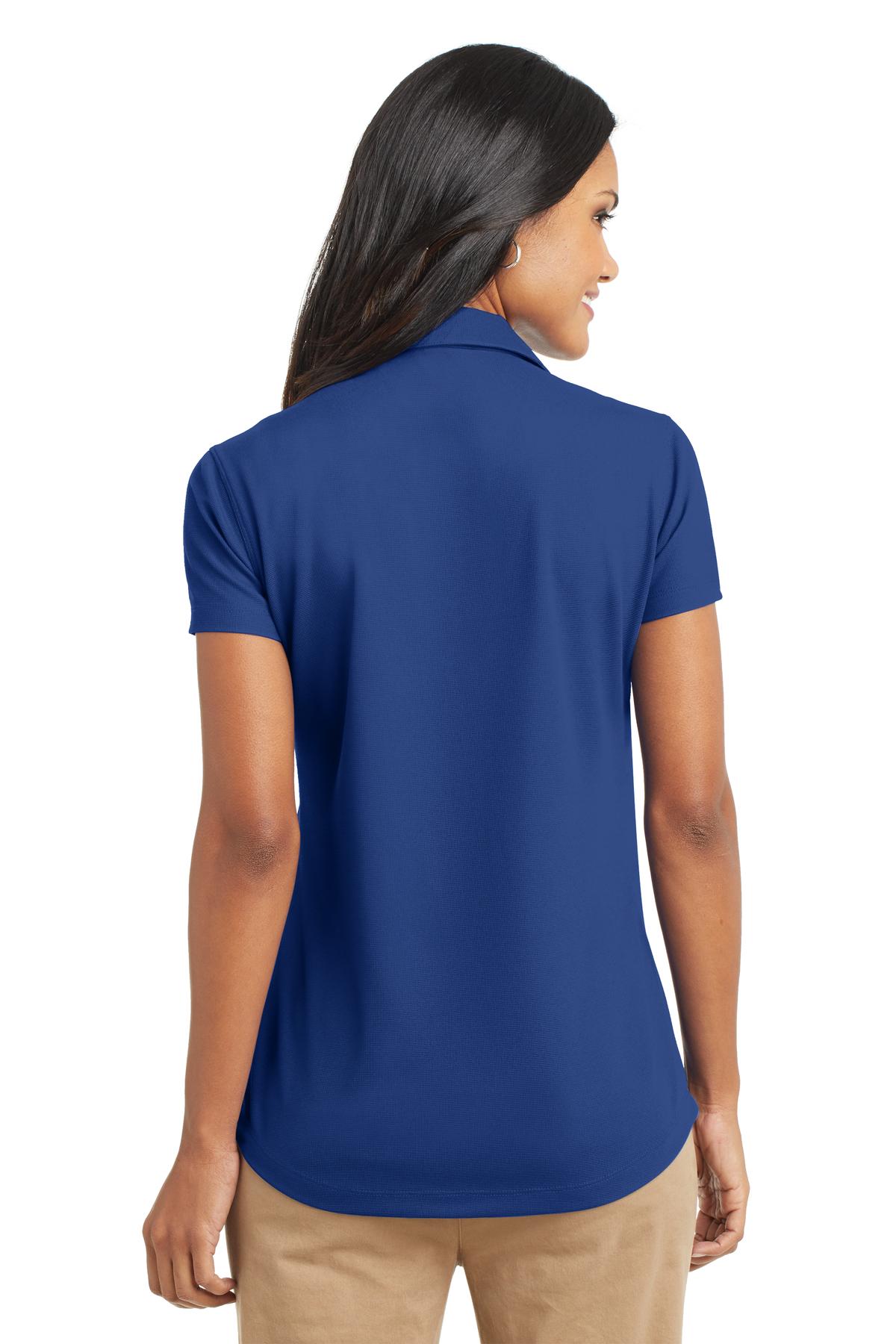 True Royal Port Authority Women's Dry Zone Grid Polo. L572