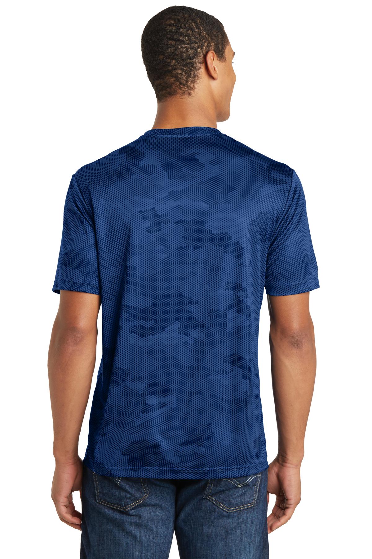 True Royal Sport-Tek CamoHex Tee. ST370