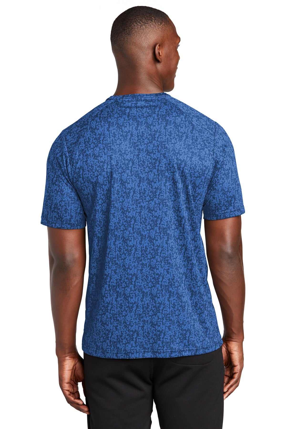 True Royal Sport-Tek Digi Camo Tee. ST460