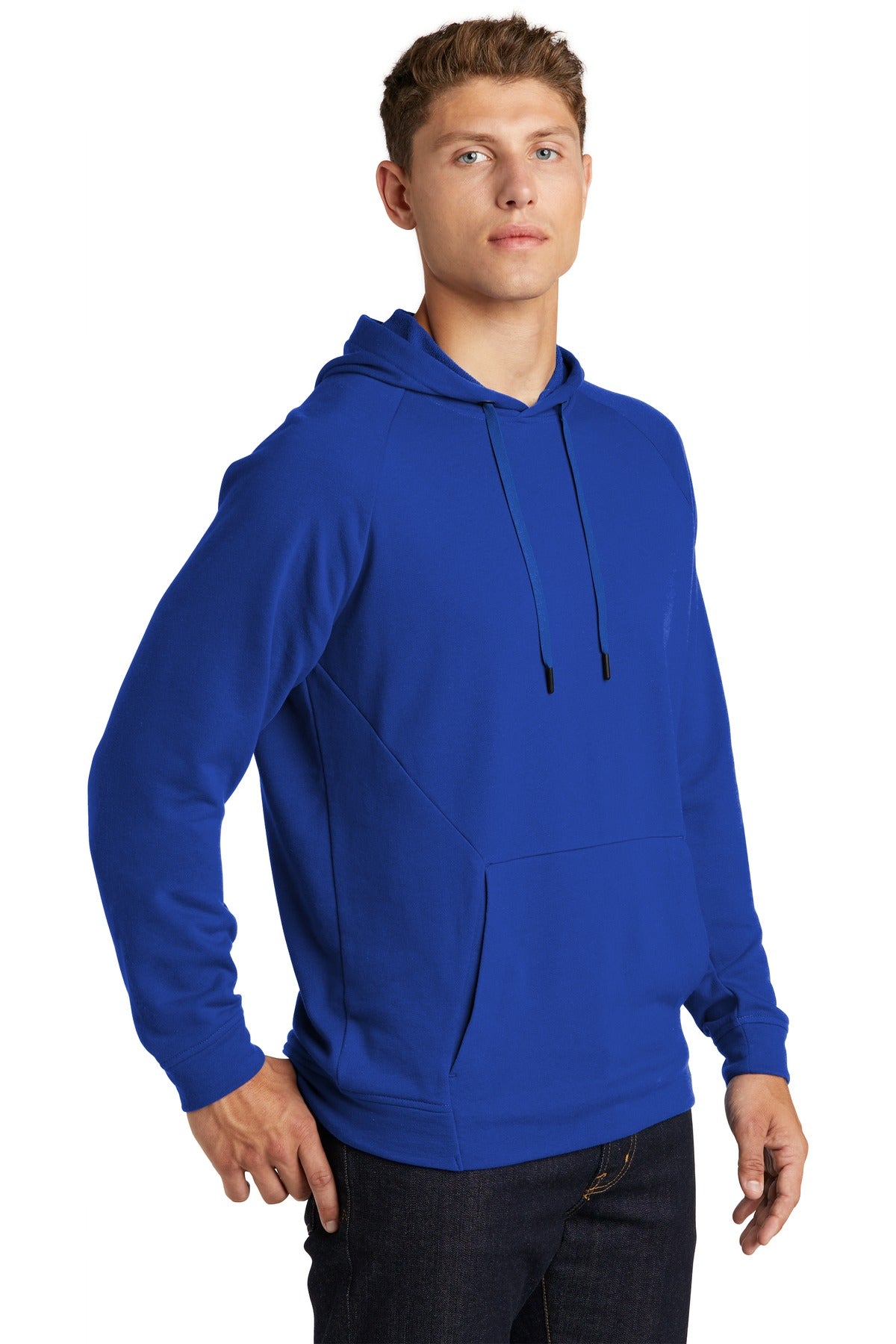 True Royal Sport-Tek Lightweight French Terry Pullover Hoodie. ST272