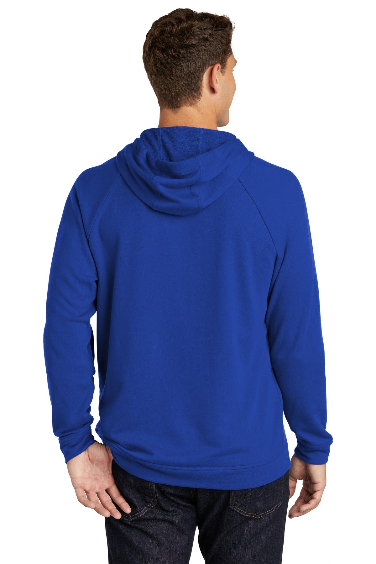 True Royal Sport-Tek Lightweight French Terry Pullover Hoodie. ST272