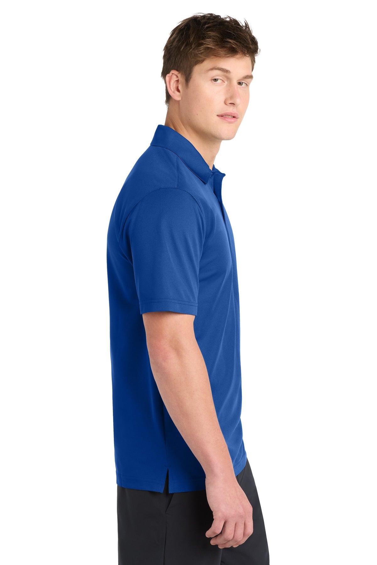 True Royal Sport-Tek PosiCharge Active Textured Polo. ST690