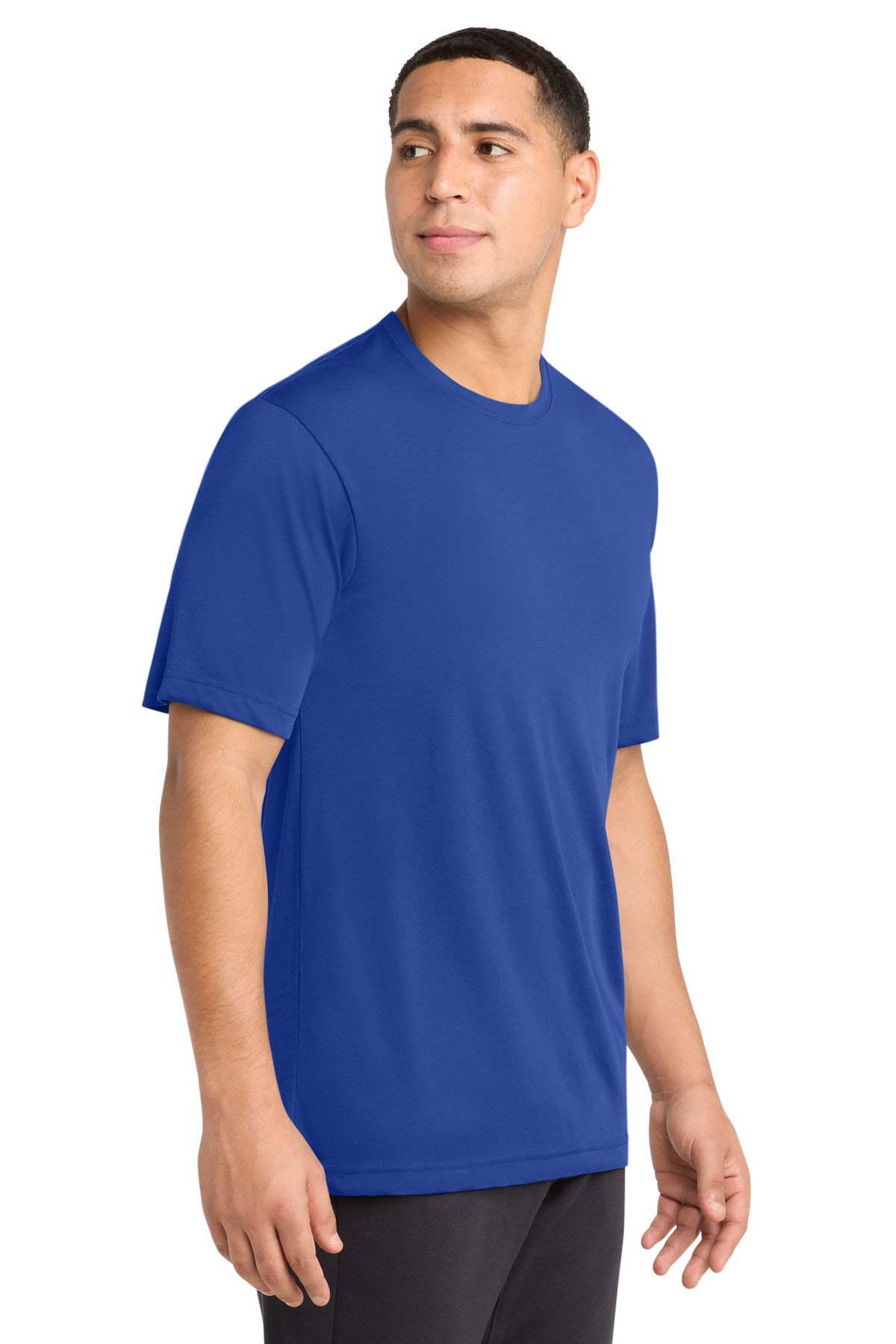 True Royal Sport-Tek PosiCharge Competitor Cotton Touch Tee. ST450