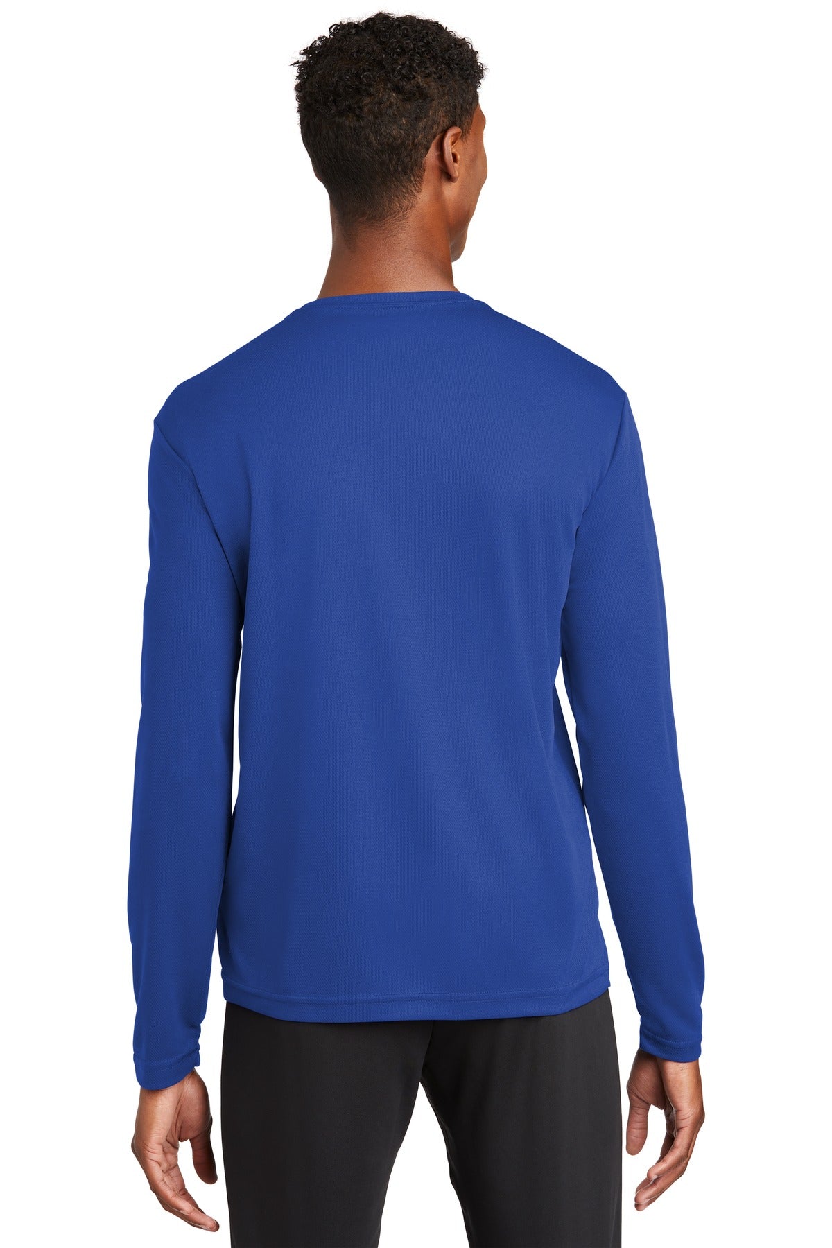 True Royal Sport-Tek PosiCharge RacerMesh Long Sleeve Tee. ST340LS