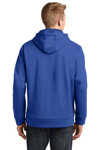 True Royal Sport-Tek Repel Fleece Hooded Pullover. ST290