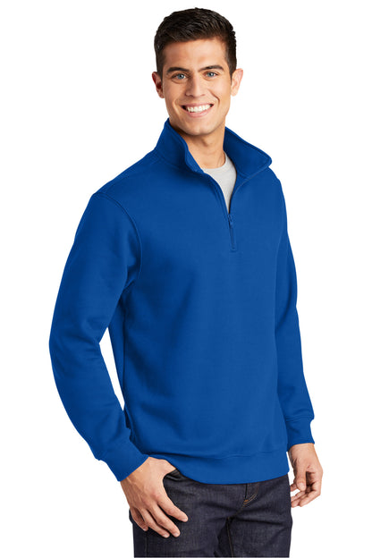 True Royal Sport-Tek Tall 1/4-Zip Sweatshirt. TST253