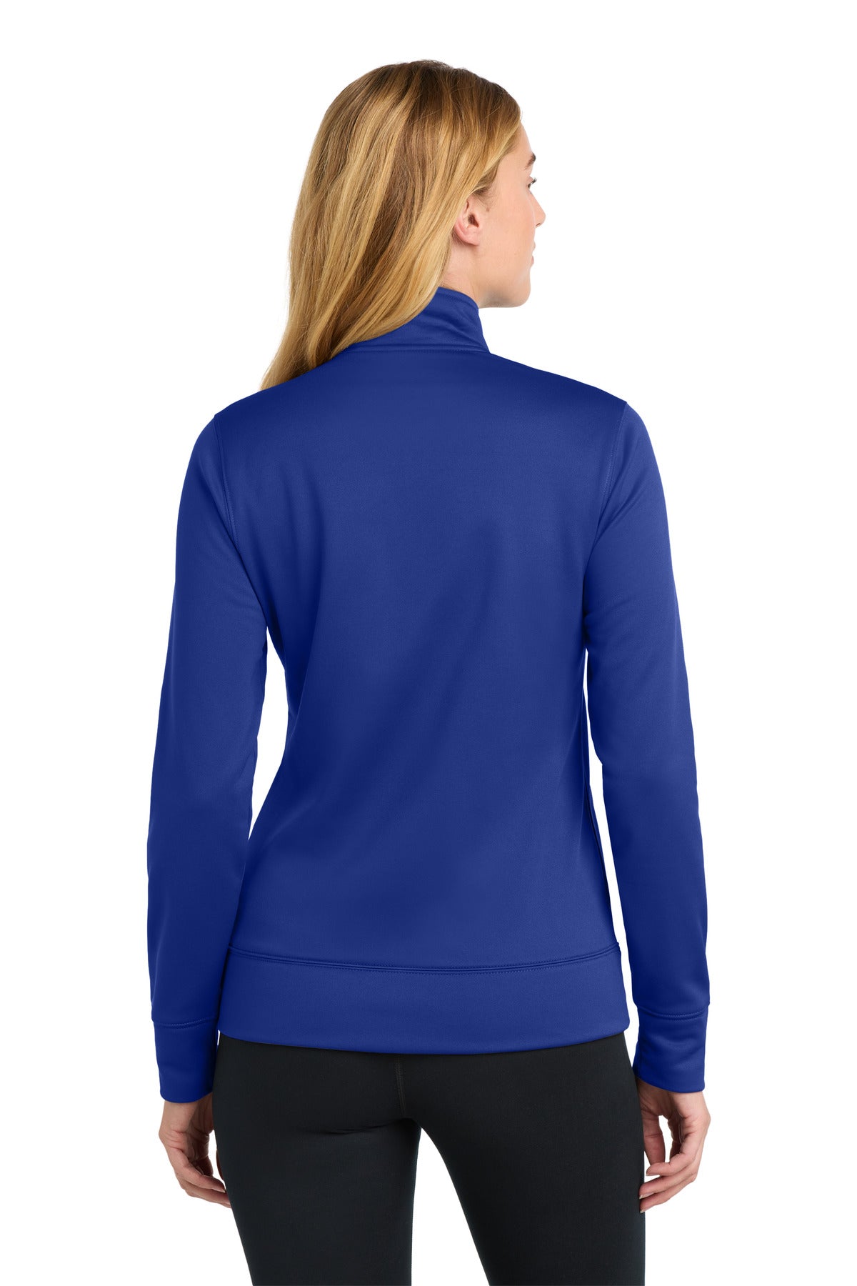 True Royal Sport-Tek Women's Sport-Wick Fleece Full-Zip Jacket. LST241