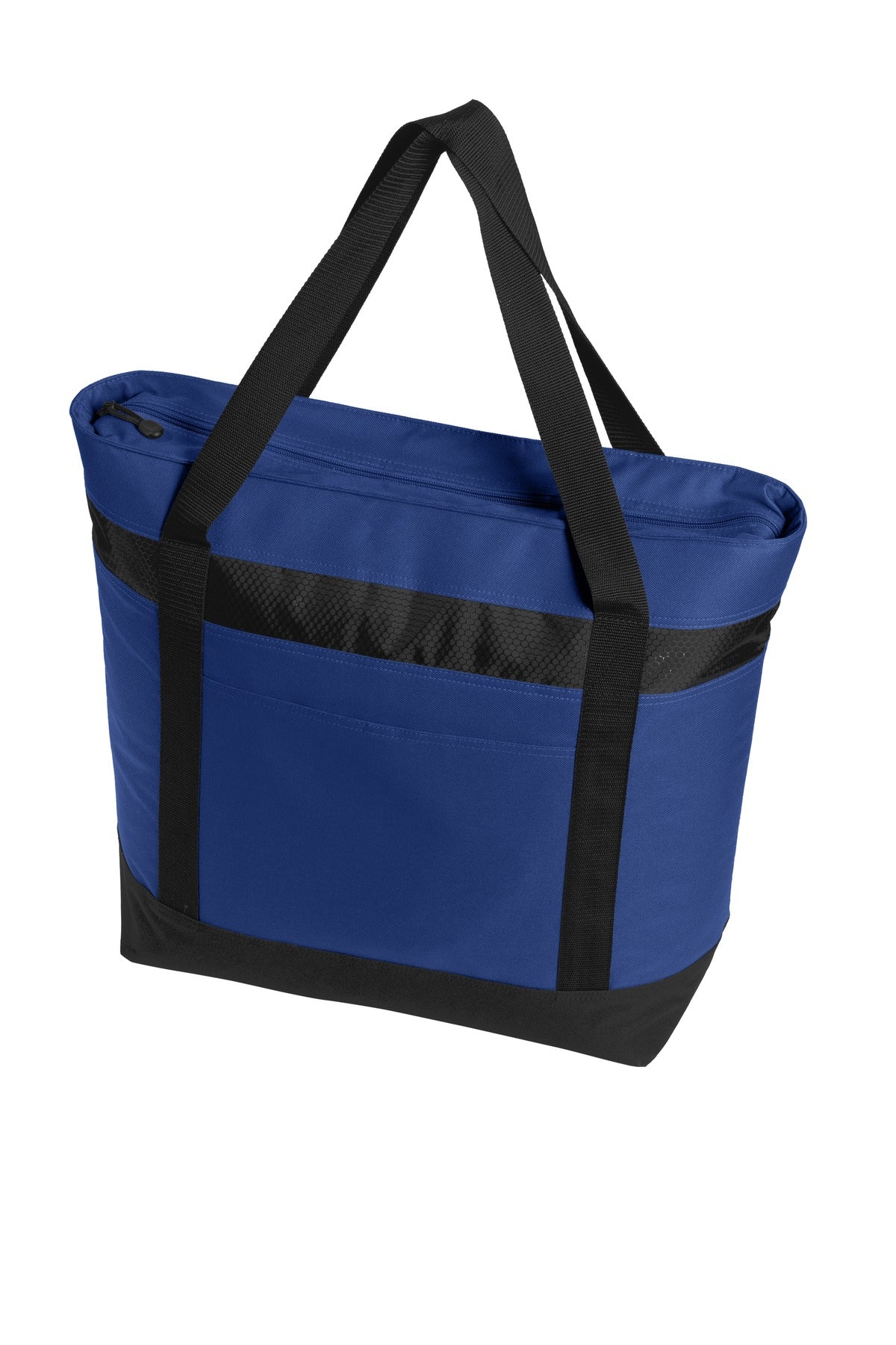 True Royal/Blk Port Authority Large Tote Cooler. BG527