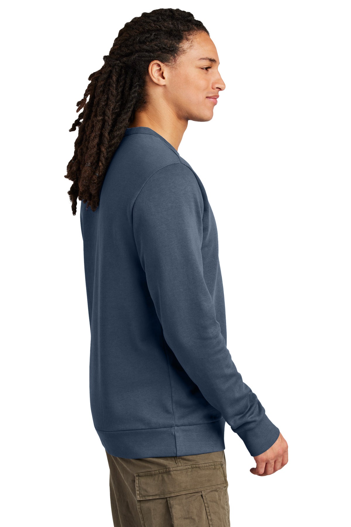TrueNavy District Wash Fleece Crew DT2204