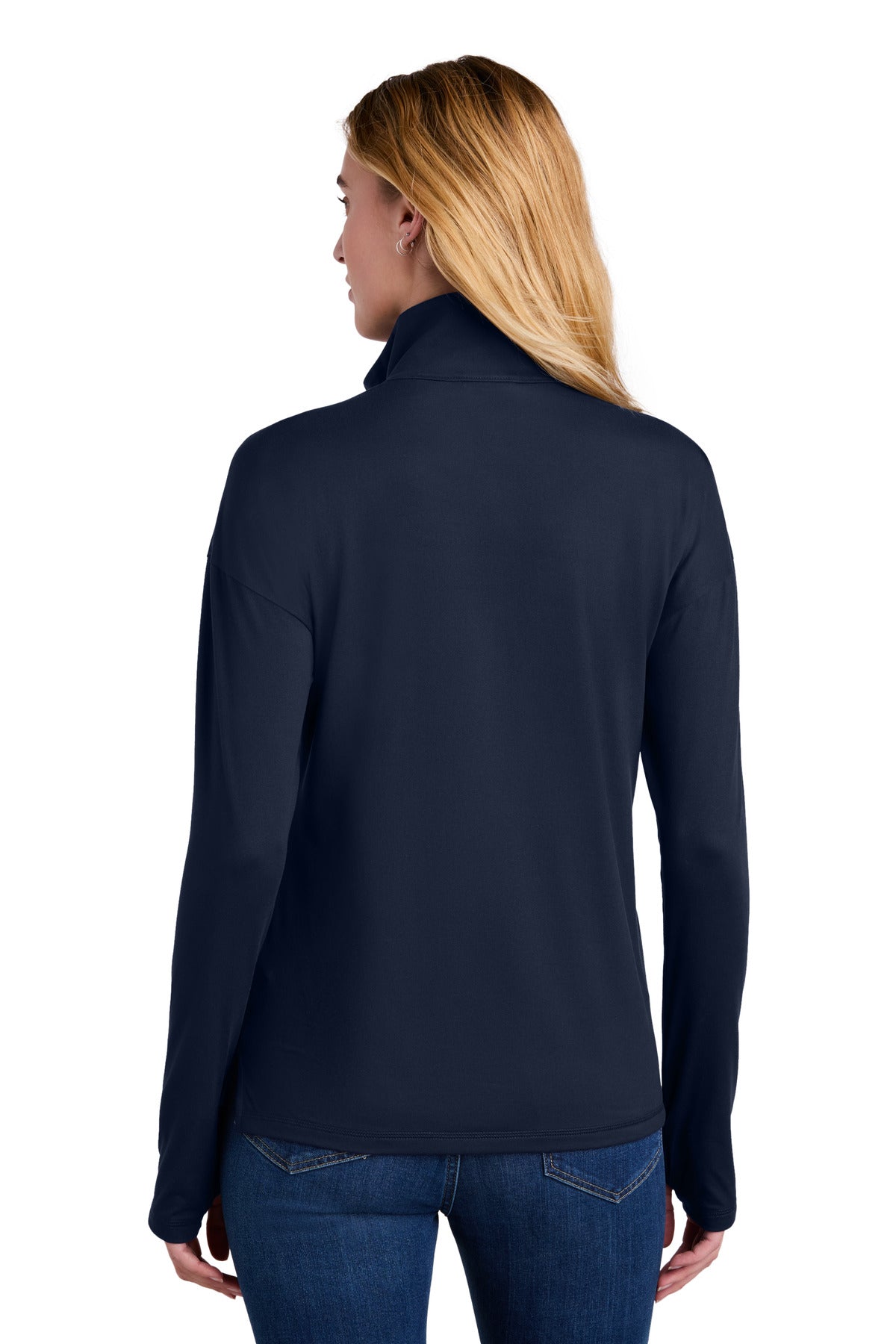 TrueNavy New Era Women's Power 1/2-Zip LNEA228