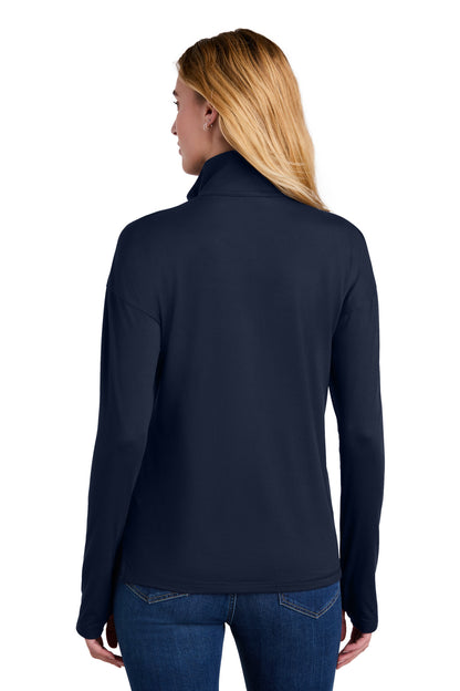 TrueNavy New Era Women's Power 1/2-Zip LNEA228