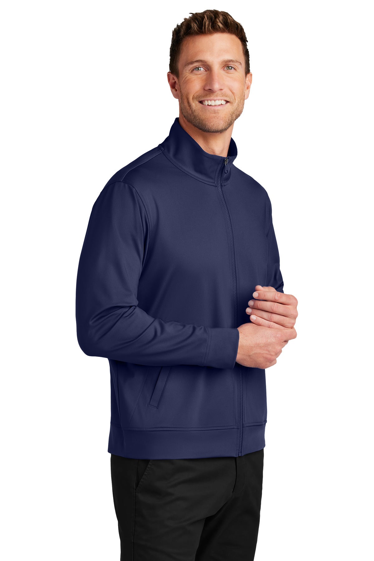 TrueNavy Port Authority C-FREE Double Knit Full-Zip K881