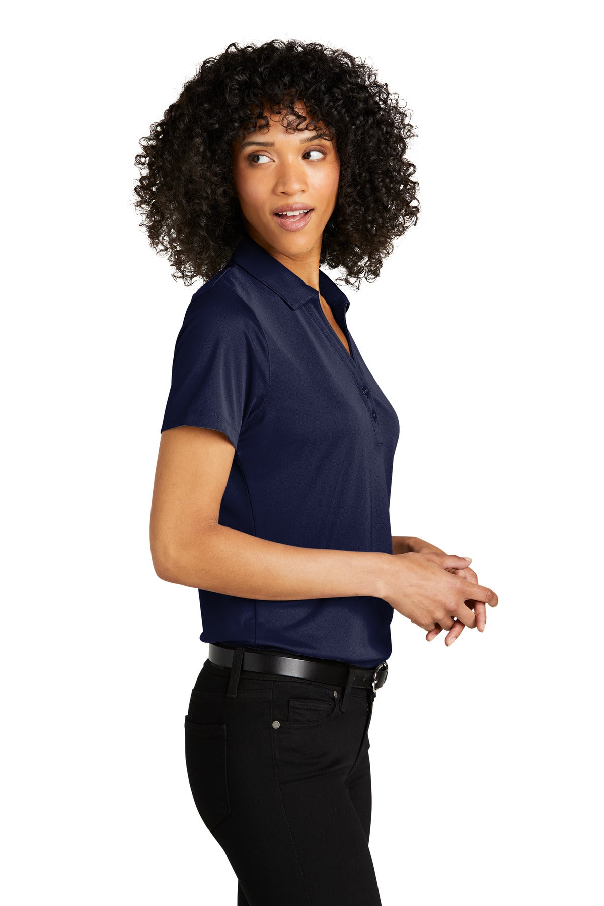 TrueNavy Port Authority Women's C-FREE Performance Polo LK863