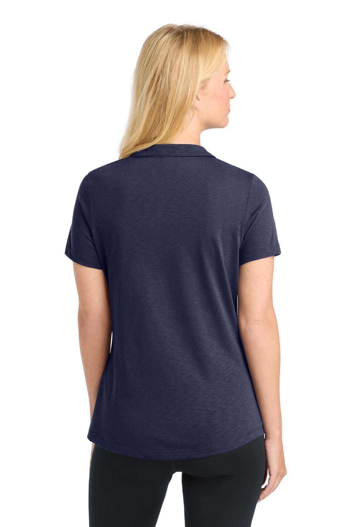 TrueNavy Sport-Tek Women's PosiCharge Strive Polo. LST530