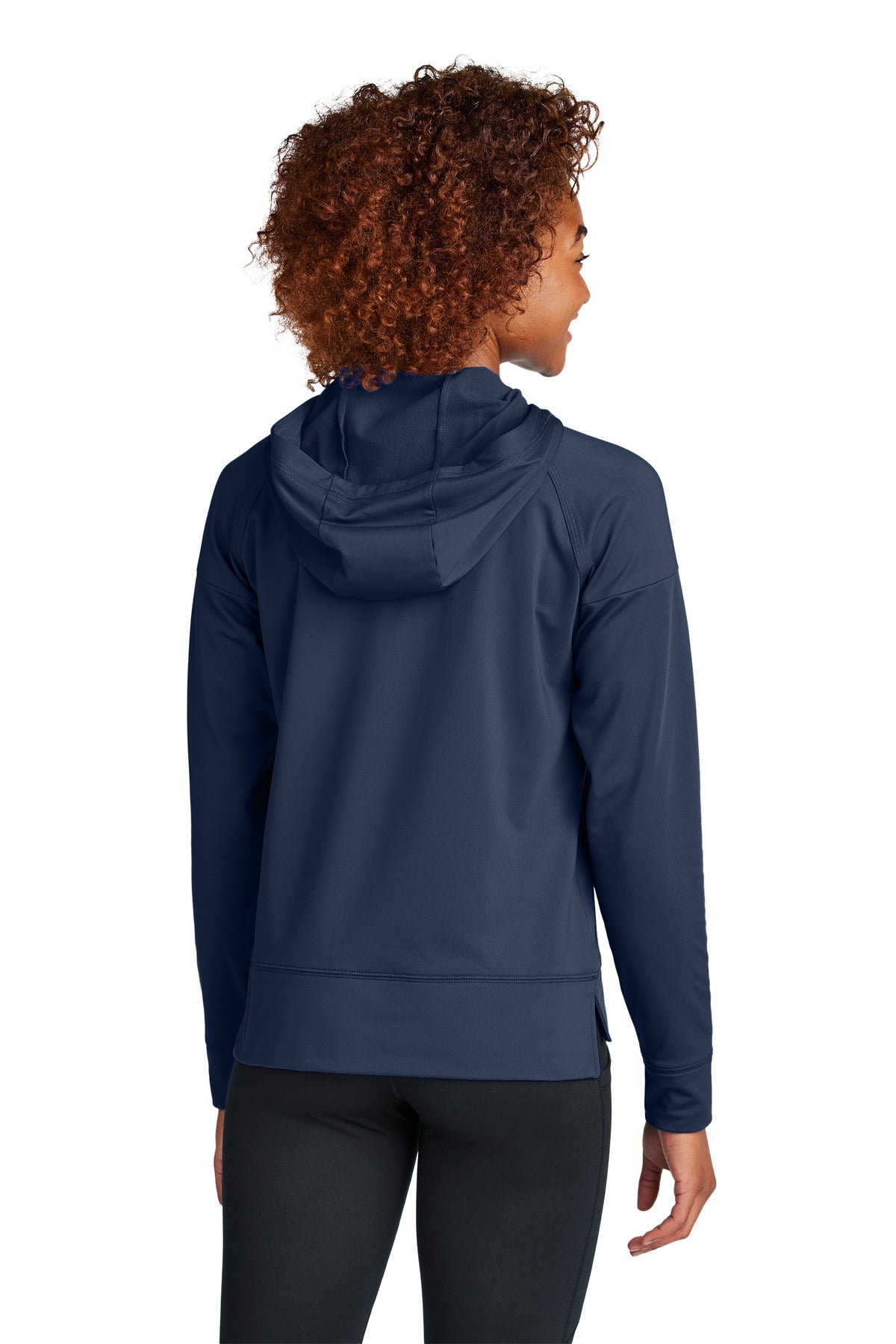 TrueNavy Sport-Tek Women's Sport-Wick Stretch 1/2-Zip Hoodie LST856