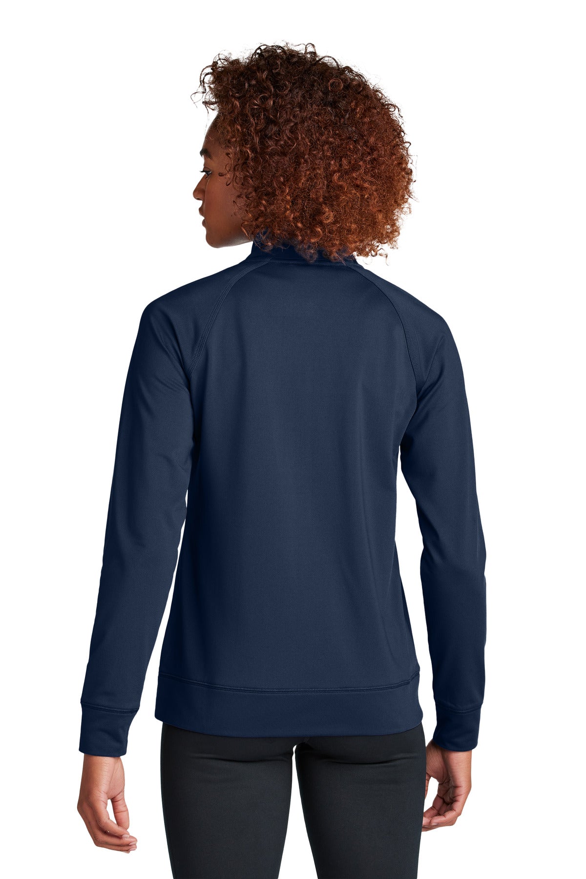 TrueNavy Sport-Tek Women's Sport-Wick Stretch Full-Zip Cadet Jacket LST857
