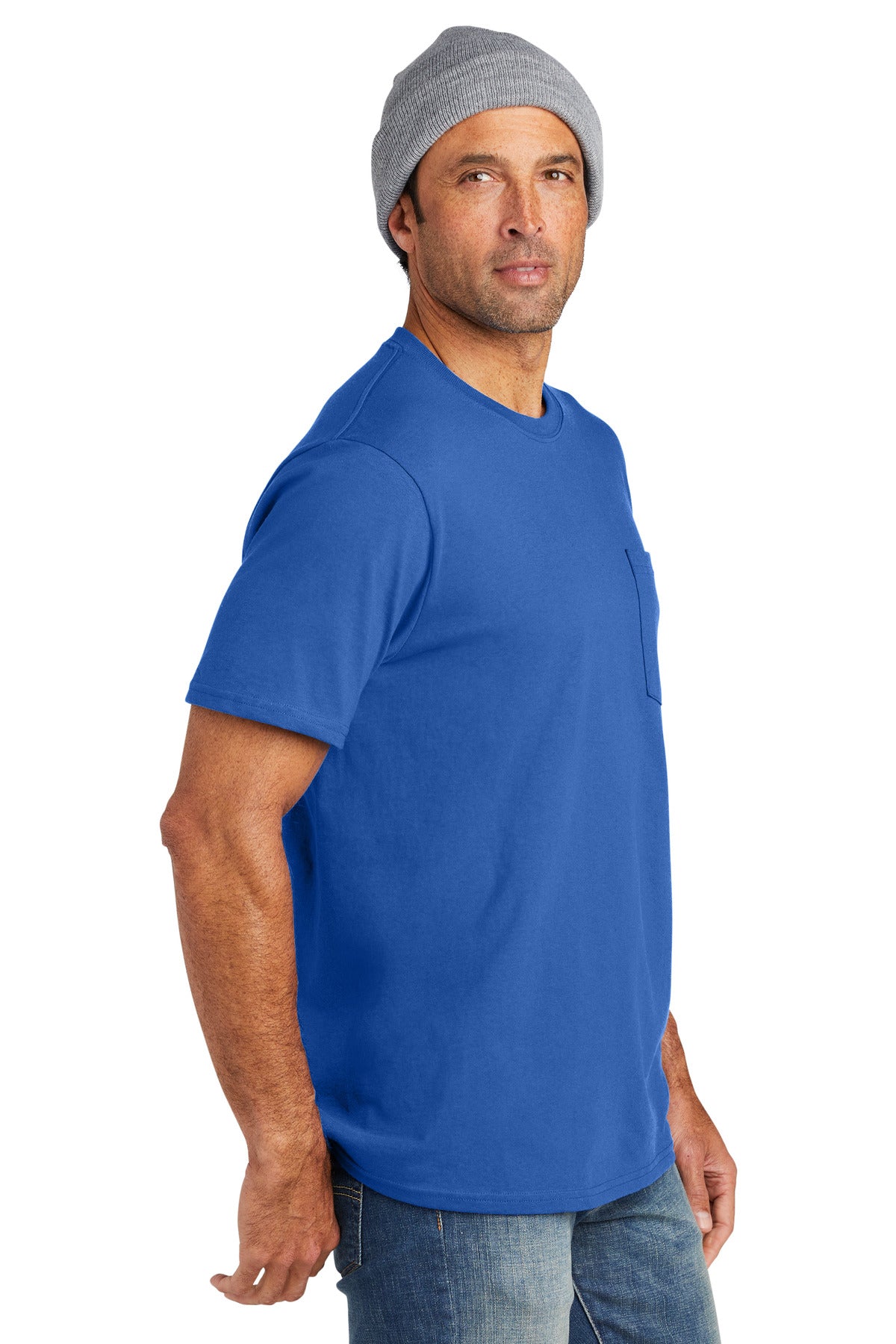 TrueRoyal Volunteer Knitwear All-American Pocket Tee VL100P