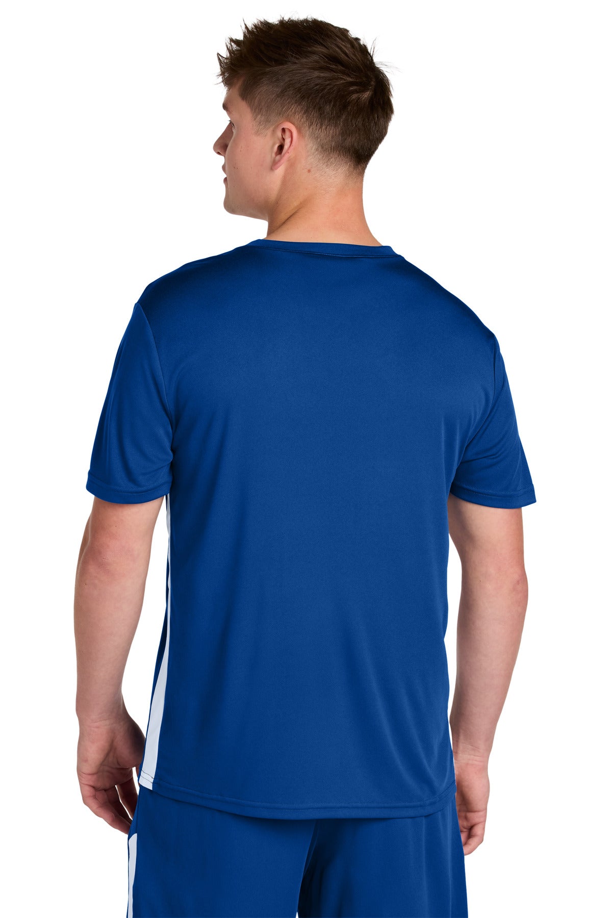 TRy/White Sport-Tek Competitor United V-Neck ST101