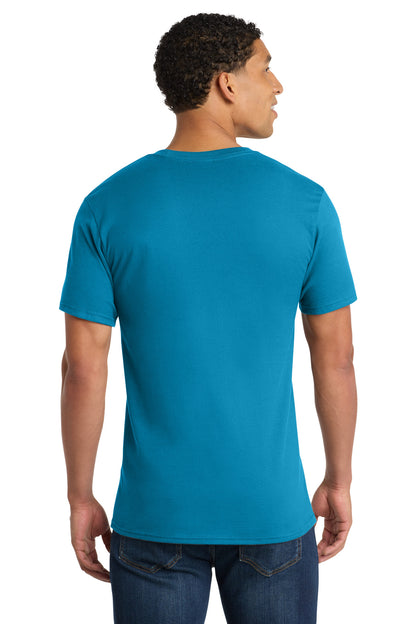 Turquoise Port & Company - Ring Spun Cotton Tee. PC150