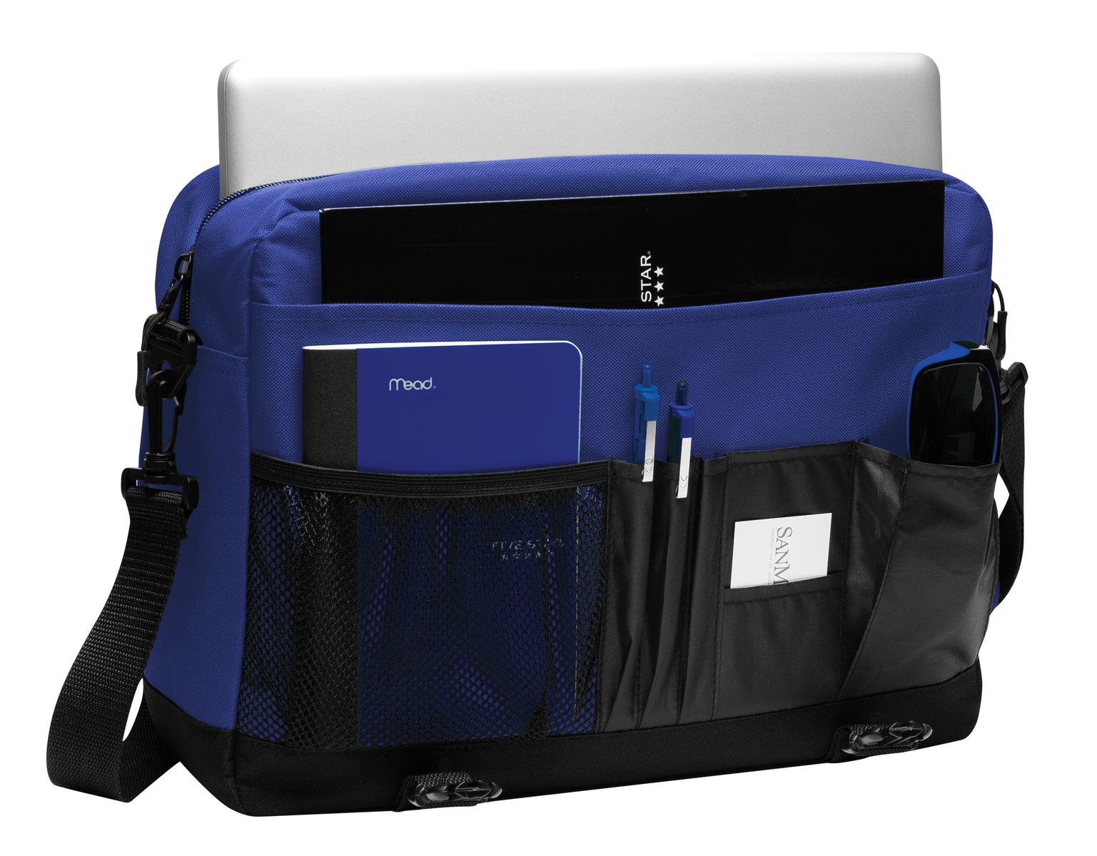 Twilight Blue Port Authority Messenger Briefcase. BG304