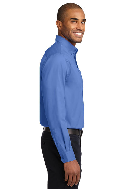 Ultramarne Blu Port Authority Extended Size Long Sleeve Easy Care Shirt S608ES