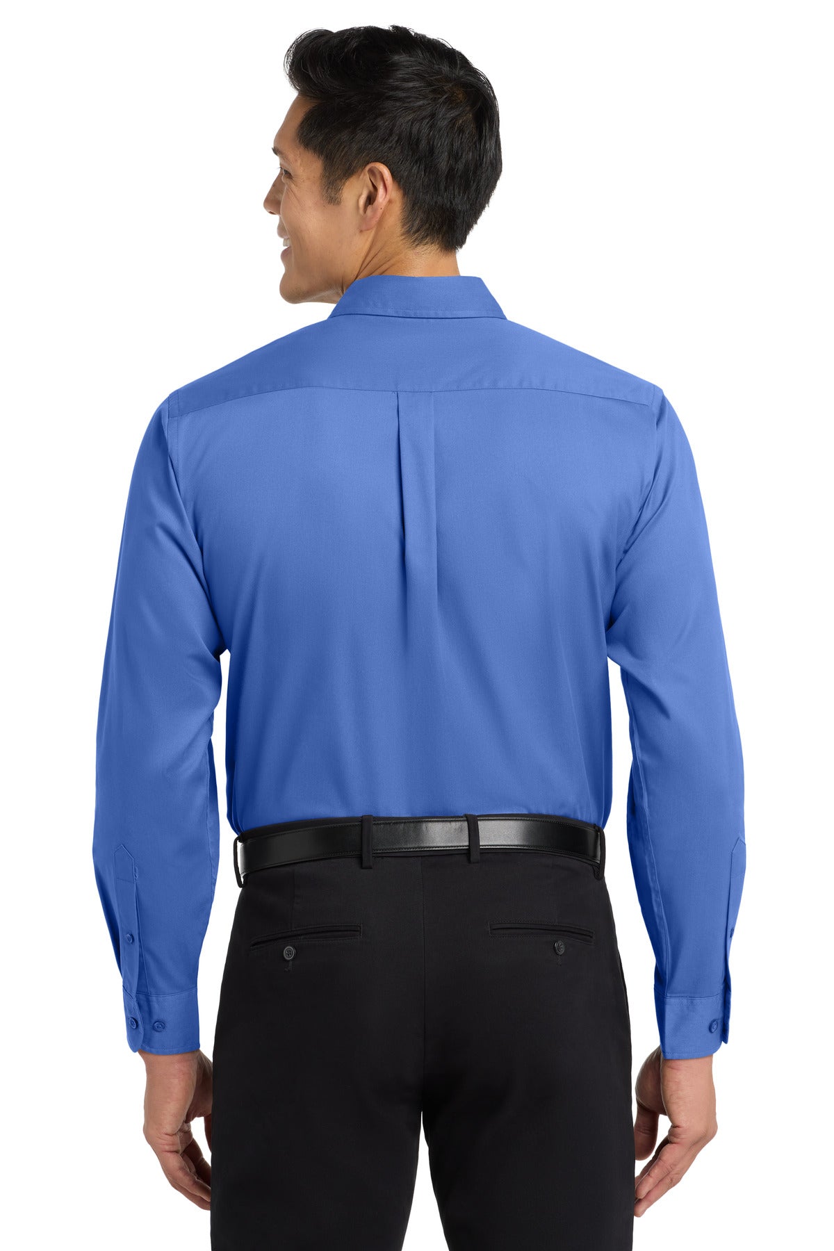 Ultramarne Blu Port Authority Extended Size Long Sleeve Easy Care Shirt S608ES