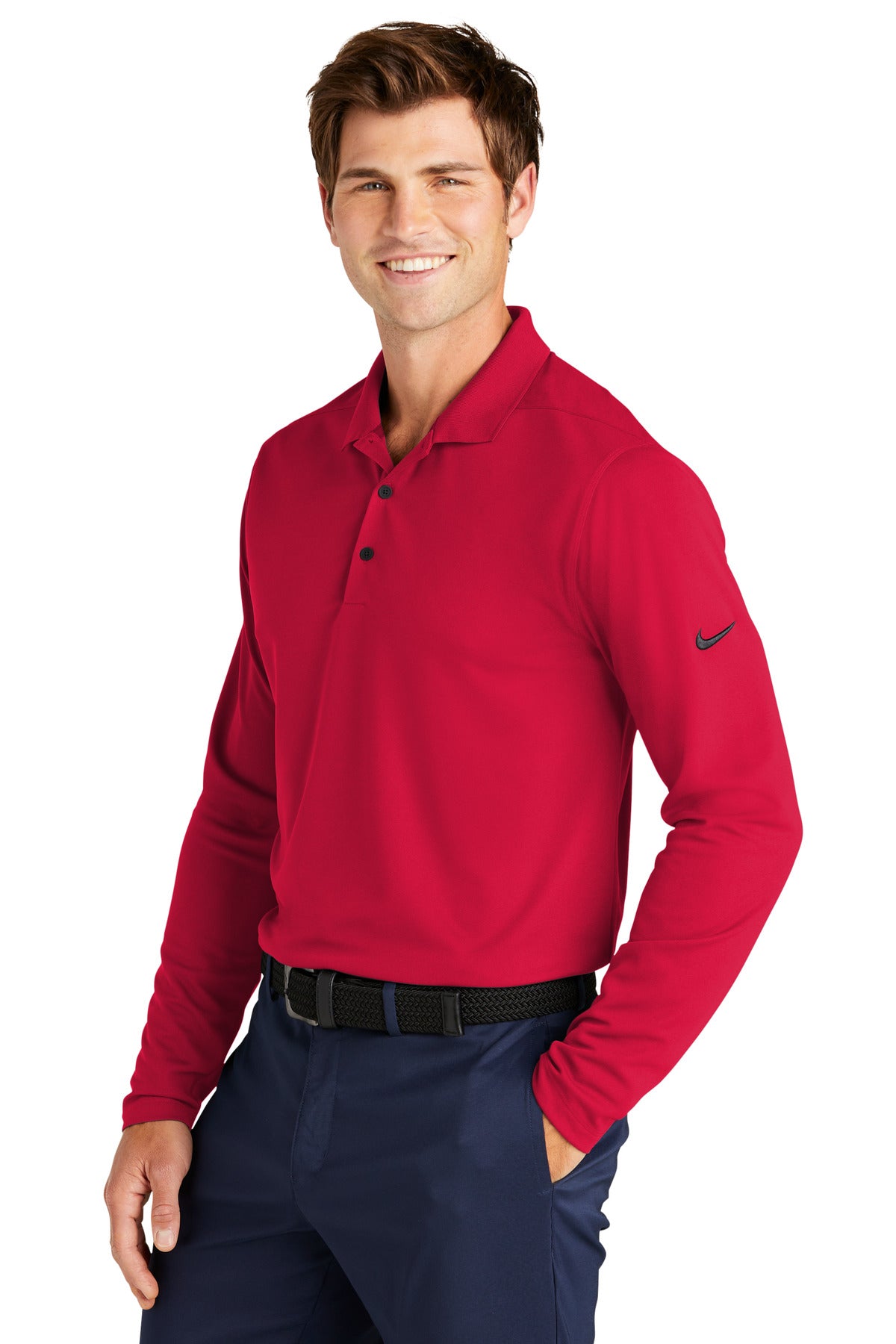 UniRed Nike Dri-FIT Micro Pique 2.0 Long Sleeve Polo NKDC2104