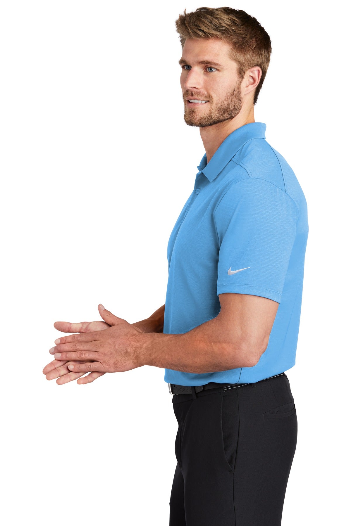 University Blu Nike Dry Essential Solid Polo NKBV6042