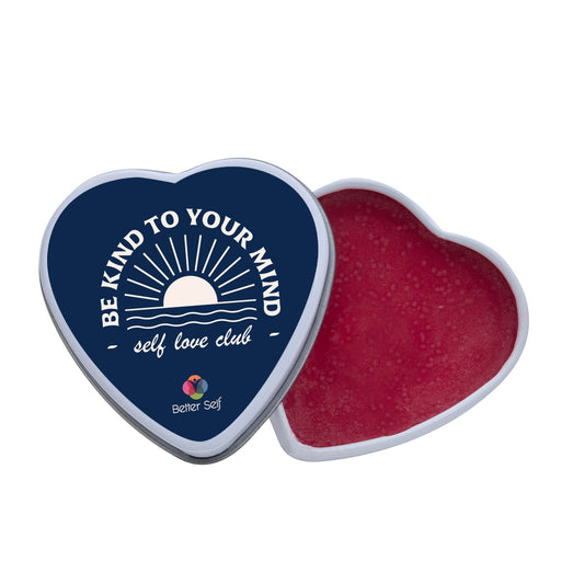 WHITE Lip Moisturizer Heart Tin