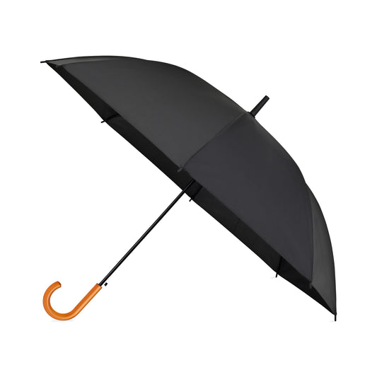 Black Elements 50" Recycled Auto Open Hospitality Umbrella