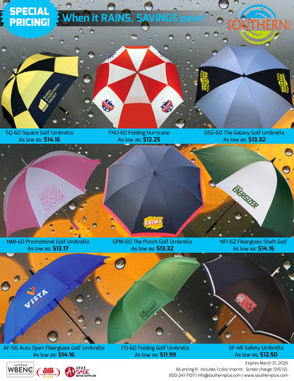 Square Golf Umbrella