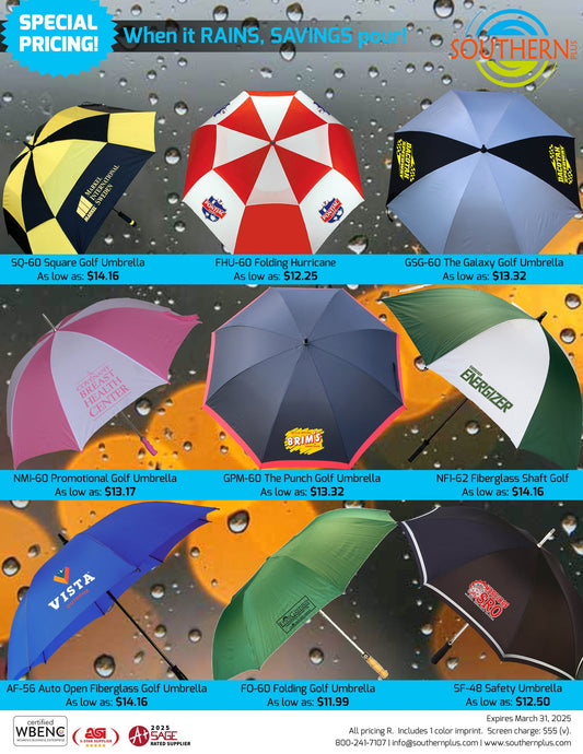 Square Golf Umbrella