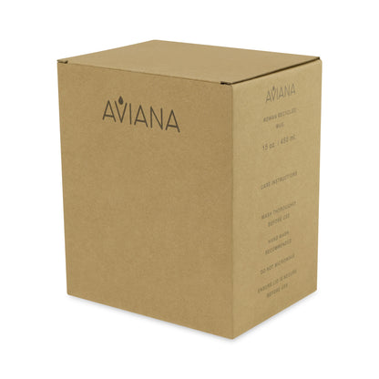 Black Aviana™ Rowan Recycled Mug - 15 Oz.