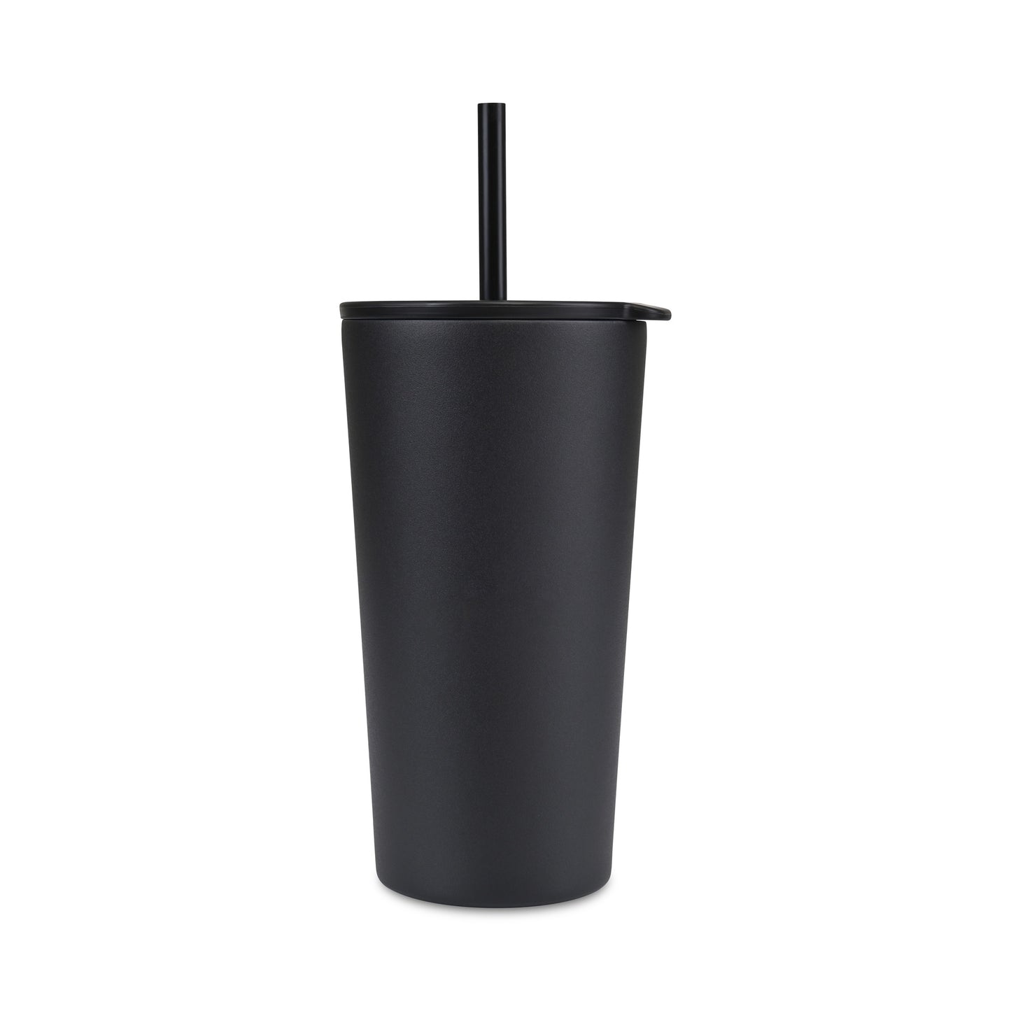 Black Aviana™ Rowan Recycled Straw Tumbler - 17 Oz.