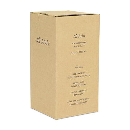 Black Aviana™ Rowan Recycled Wine Chiller