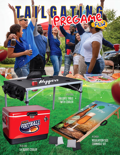 Tailgate Table with Cooler